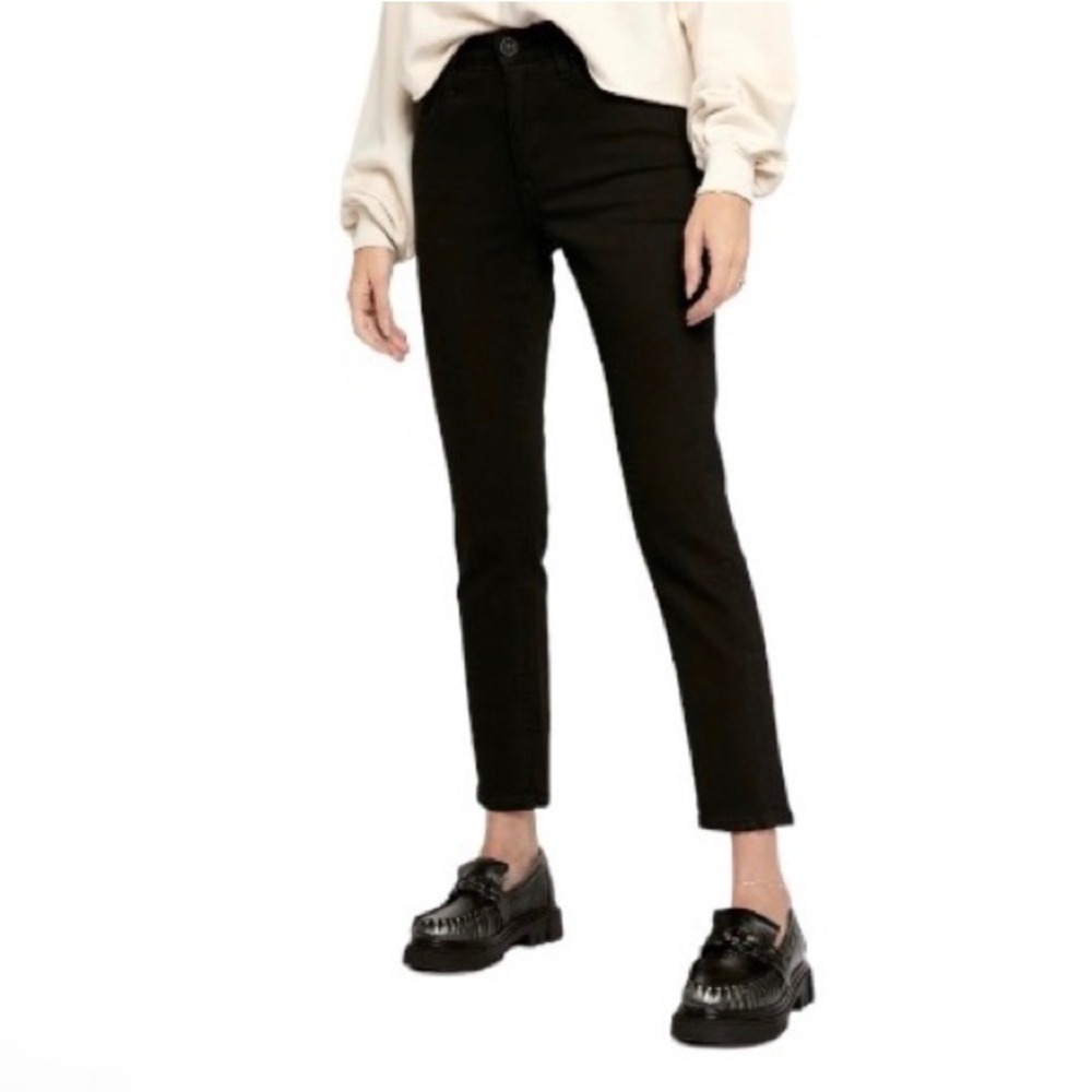 SLVRLAKE Lou Lou Jeans Black Premium Denim Crafted in Los Angeles Size 28